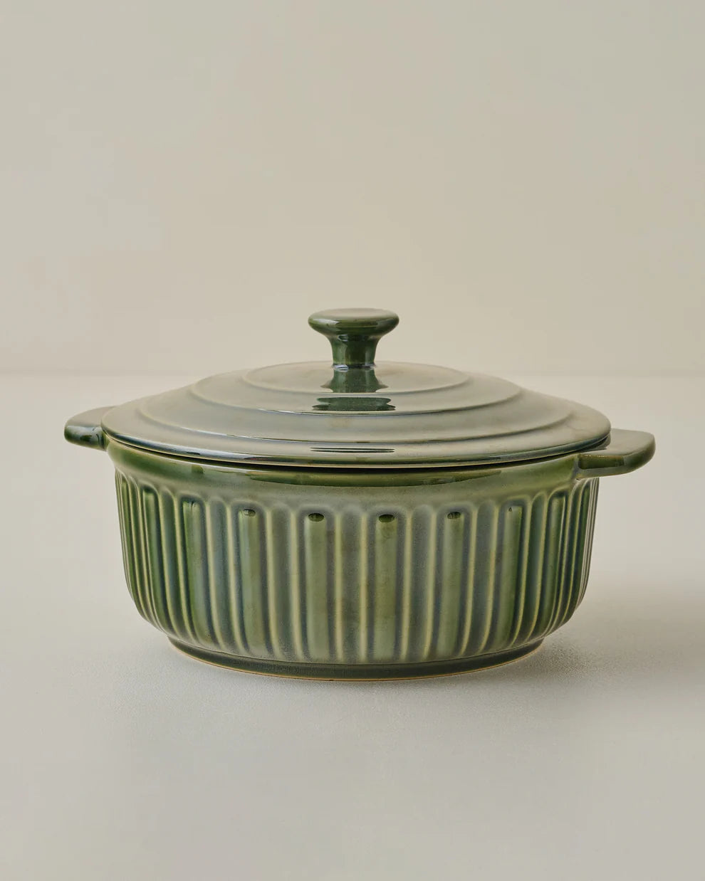 The Cottage Collection Forest Green Baking Dish with Lid